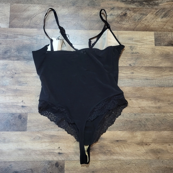 Popilush V-Neck Lace Corset Shapewear Bodysuit With Tummy Control Size 2XL - Picture 10 of 10